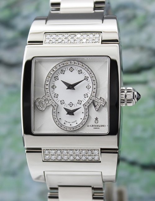 (image for) 100% ORIGINAL 18K WHITE GOLD DE GRISOGONO DIAMOND WATCH